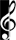 treble clef icon